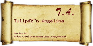 Tulipán Angelina névjegykártya
